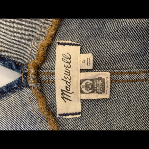 Madewell - like new - Jean overalls - large - Picture 4 of 4